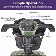 Equipmed SmartPacer+ Ultra-Lightweight Mobility Scooter