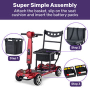Equipmed SmartPacer+ Ultra-Lightweight Mobility Scooter