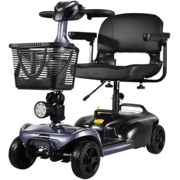 Equipmed FreeLite+ Mid-Sized Foldable Mobility Scooter