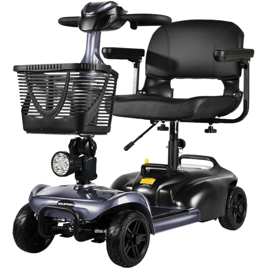 Equipmed FreeLite+ Mid-Sized Foldable Mobility Scooter