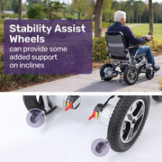 Equipmed Ultra-Light Foldable Electric Wheelchair