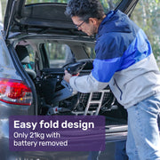 Equipmed Ultra-Light Foldable Electric Wheelchair