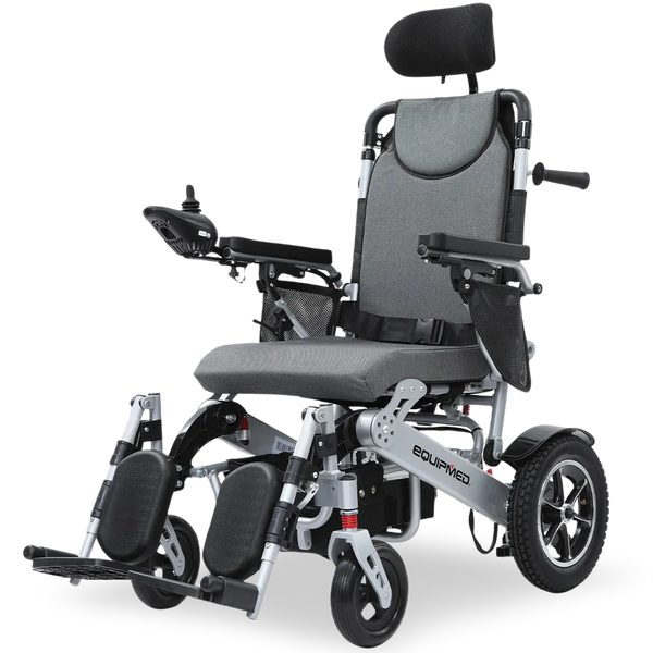 Equipmed PowerCruise Venture+ Reclining Foldable Electric Wheelchair