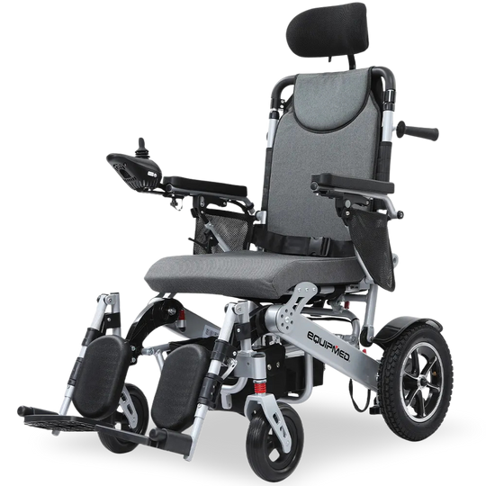 Equipmed PowerCruise Venture+ Reclining Foldable Electric Wheelchair