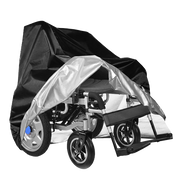 Equipmed Large Waterproof Electric Wheelchair Cover, Black