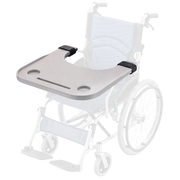 Equipmed Wheelchair Lap Tray with Cup Holder & Device Slot, Grey