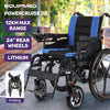 Equipmed PowerCruise DualSmart Foldable Electric Wheelchair