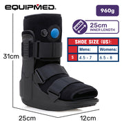 EQUIPMED CAM Walker Moon Boot Foot Injury Support Ankle Recovery