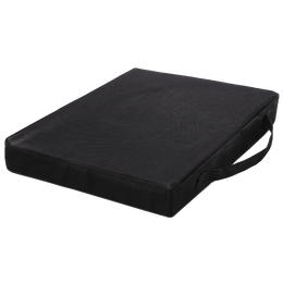 Equipmed Portable Padded Stadium Seat, Black