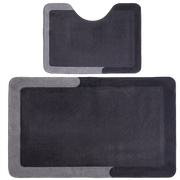 Soft 2-Piece Bathroom Mat Set