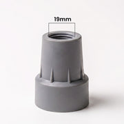 Equipmed 19mm Replacement Crutch Tip - Black