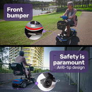 Equipmed FreeRoam Mid-Sized Foldable Mobility Scooter