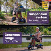 Equipmed FreeRoam Mid-Sized Foldable Mobility Scooter