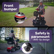 Equipmed FreeRoam Mid-Sized Foldable Mobility Scooter