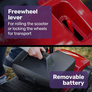Equipmed FreeRoam Mid-Sized Foldable Mobility Scooter