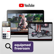 Equipmed FreeRoam Mid-Sized Foldable Mobility Scooter