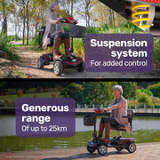 Equipmed FreeRoam Mid-Sized Foldable Mobility Scooter