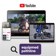 Equipmed Pathline Series Mid-Size Mobility Scooter