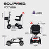 Equipmed Pathline Series Mid-Size Mobility Scooter