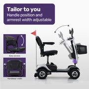 Equipmed Pathline Series Mid-Size Mobility Scooter