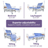 Equipmed 7 Function Manual Medical Bed