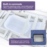 Equipmed 8 Function Electrical Medical Bed