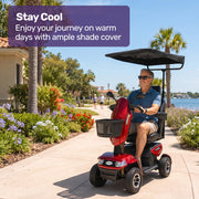 Equipmed Sun Shade Canopy for the ProRider Mobility Scooter