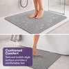 Equipmed Washable PVC Anti-Slip Loofah Bath and Shower Mat