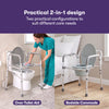 Equipmed Foldable Over Toilet Aid & Toilet Support Frame