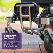 Equipmed PowerCruise Venture Foldable Electric Wheelchair