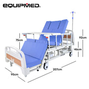 Equipmed 8 Function Electrical Medical Bed
