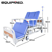 Equipmed 7 Function Manual Medical Bed