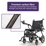 Equipmed C3X Ultra-Lightweight Carbon Fibre Electric Wheelchair