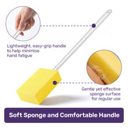 Equipmed Long Handled Bath Sponge