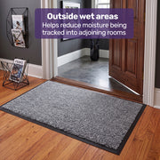 EQUIPMED 60x85cm Non-Slip Indoor Rug Floor Mat Anti-Trip Edging