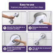 CB Suction Grab Bar Handle for Bathroom