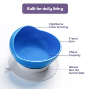 Equipmed Scoop Bowl with Suction Base