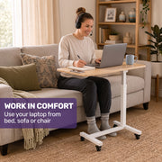 Equipmed Overbed Table with Gas Lift