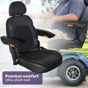 Equipmed ComfortCruise Mobility Scooter with Roof
