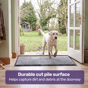 EQUIPMED 45x70cm Non-Slip Indoor Rug Floor Mat Anti-Trip Edging