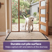 EQUIPMED 60x85cm Non-Slip Indoor Rug Floor Mat Anti-Trip Edging