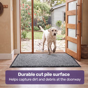 EQUIPMED 60x85cm Non-Slip Indoor Rug Floor Mat Anti-Trip Edging