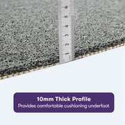 Equipmed Washable PVC Anti-Slip Loofah Bath and Shower Mat