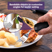 Equipmed Adaptive Non-slip Grip Cutlery Set