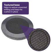 Equipmed 360° Swivel Car Seat Cushion with Anti Skid Base