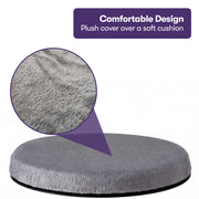 Equipmed 360° Swivel Car Seat Cushion with Anti Skid Base