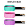 Proflex 3-Piece Hip Resistance Band with Storage Bag