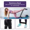 Proflex 6-Piece Foam Roller & Massage Set with Massage Stick, Balls, Stretching Band & Carry Bag, Black
