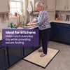 EQUIPMED 45x70cm Non-Slip Indoor Rug Floor Mat Anti-Trip Edging