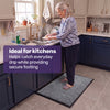 EQUIPMED 45x70cm Non-Slip Indoor Rug Floor Mat Anti-Trip Edging